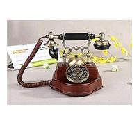 YHEIANJ Téléphone Fixe Filaire de Style Ancien, téléphone rétro Vintage, téléphone numérique Fixe, téléphone Classique européen rétro au Sol avec écouteurs Suspendus, adapté à la