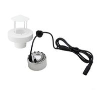 Yhenlovtt 12 LED Brumisateur Humidificateur d'air nébuliseur fontaine à eau atomiseur d'étang Décoration de fête d'Halloween Aquarium Vase Bain d'oiseaux 4,6 cm