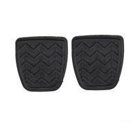 Yhenlovtt 2Pics - Coussinets de pédale de frein et d'embrayage en caoutchouc compatibles avec Yaris XP10, Camry XV30/XV40, Tacoma 2001-2015, XA20, Vitz XP130, Noir