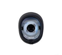 Yhenlovtt 328654845R Pommeau de levier de vitesse manuel 5/6 vitesses en cuir noir argenté compatible avec Megane MK4 à partir de 2016, Kadjar 2015-2022, Talisman 2015-2022 (5-noir)