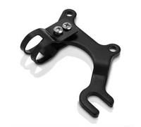 Yhenlovtt Adaptateur de frein à disque, support de cadre en acier inoxydable pour fourche de 31,8 mm, convertit le frein de jante de vélo en disque, solution de montage de roue avant ou arrière (32 mm