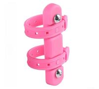 Yhenlovtt Adaptateur de support en silicone pour porte-bouteille d'eau de vélo, sangle de conversion sans perçage, pour tubes de 22 à 55 mm, accessoire de cyclisme antidérapant, pour tige de selle et