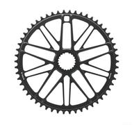 Yhenlovtt Alliage d'aluminium 7075-T6 pour plateau de chaîne CNC pour série M9100/M8100 - 46T/48T/50T/52T/54T compatible avec plateau de vélo (52T)