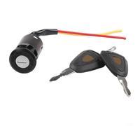 Yhenlovtt Allumage en métal avec 2 fils de position et clés de verrouillage électrique pour vélo, scooter, tricycle ou interrupteur sécurisé et de construction
