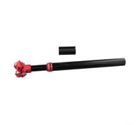 Yhenlovtt Amortisseur de voyage de 50 mm pour tube de selle de vélo avec manchons réducteurs pour 304 sur 308/316 mm en alliage d'aluminium pour suspension de tige de selle de vélo 272 mm (304350)