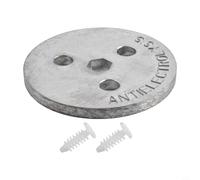 Yhenlovtt Anode en zinc pour piscine - Anti-protection, s'adapte au panier écumoire, améliore la qualité de l'eau, idéal pour les piscines d'eau salée, lot de 2 options disponibles (1 pièce)