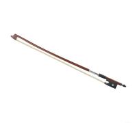 Yhenlovtt Archet de violon pour débutants, bois de santal rouge avec crin de cheval blanc, arche droite, équilibre lisse, accessoires de violon léger pour étudiant (1/10)