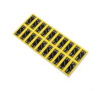 Yhenlovtt Autocollants de poids sans résidus pour équipement de machine avec étiquettes de remise en forme de 3,5 kg et 100 lb - Transparent - Marquage des numéros - Substance PP résistante pour Remo