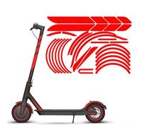 Yhenlovtt Autocollants réfléchissants, autocollant réfléchissant pour scooter électrique Xiaomi pour M365, autocollant réfléchissant pour le corps, pièces de rechange pour roue