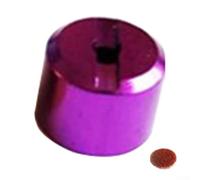 Yhenlovtt Avoir un tambour Daiwa compatible avec moulinet rotatif de 8 mm de diamètre intérieur pour moulinets, série de pièces de rechange demi-lune en métal pour Plus (violet)