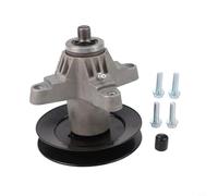 Yhenlovtt Axe de pont de tondeuse à gazon avec 4 vis pour remplacement en métal durable, compatible avec 91804125c/91804125b/91804126 et plus de 61804126 compatible avec Gt2100 et divers