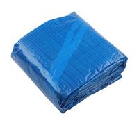 Yhenlovtt Bâche de piscine rectangulaire en polyéthylène renforcé - Protection de piscine robuste avec résistante aux UV - Pour l'été, l'hiver et toutes les saisons - Bleu - 262 x 175 cm