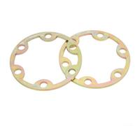 Yhenlovtt Bagues de renfort pour moyeux de roue libre manuels Nissan GU Patrouille, entretoises de renforcement de moyeu en acier avec placage de zinc jaune pour une durabilité et un ajustement