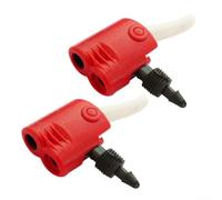 Yhenlovtt Beto Adaptateur de pompe à air à double tête pour pneu de vélo et accessoire de cyclisme compatible