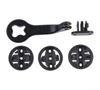 Yhenlovtt Blendr Support d'ordinateur en alliage pour vélo Trek Wahoo Bryton Compatible avec Bontrager pour tige en aluminium Noir