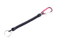 Yhenlovtt Bobine de sécurité avec mousqueton d'extérieur - 21 activités. Équipement et clé de sécurité rétractable de 5 cm pour la pêche (rouge)