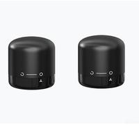 Yhenlovtt Bouchon de bouteille de vin pour la conservation du vin rouge, bouchon en plastique ABS anti-poussière avec joint facile à visser, 3,9 x 4 cm (2 pièces)