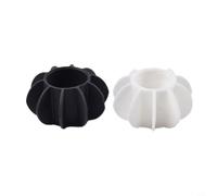 Yhenlovtt Boules de linge en silicone pour vagues ayant un quintette - Élimination des taches - Prévention des nœuds - Compatible avec machine de nettoyage et tambour - Blanc