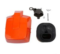 Yhenlovtt Bouton de filtre à air 372xp pour Husqvarna 362 365 503 Power Equipment Replacement 372 81 7701 avec couvercle et vis pour nettoyeur de tronçonneuse d'extérieur (1 lot)