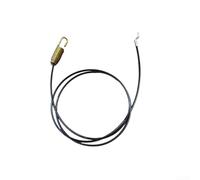 Yhenlovtt Câble d'entraînement d'embrayage pour souffleuse à neige, 113,8 cm de long avec coude en Z et extrémité à ressort, compatible avec Craftsman For Troy-For Yard Machines pour Husky (doré)