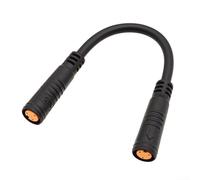 Yhenlovtt Câble d'extension à 3 broches pour vélo électrique, connecteur étanche de 17 cm, pour kits de conversion de transmission, capteur de vitesse, leviers de frein d'accélérateur (mâle vers mâle)