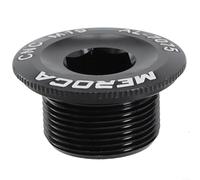 Yhenlovtt Cache-boulon de manivelle, vis de pédalier en alliage d'aluminium CNC, boulon de fixation M19/M20 pour XT/XTR/SLX, IXF, PROWHEEL (M19 noir)