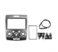 Yhenlovtt Cadre de navigation compatible avec Expedition Everest et BT-50 Autoradio DVD CD Modifié Panneau frontal ABS Noir (sans faisceau de fil)