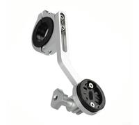 Yhenlovtt Cadre d'extension de vélo, support en alliage d'aluminium pour caméra de phare, tableau de code, accessoire de vélo léger pour vélo de montagne (argenté)