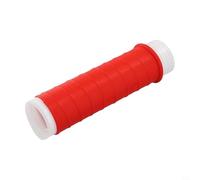 Yhenlovtt Canne à pêche en silicone bleu avec texture antidérapante absorbant la transpiration Canne à pêche en mer Jaune Noir Rouge - Enveloppement vert (rouge)