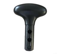 Yhenlovtt Canoë Droit T pour Poignée de Remplacement pour Pagaie Canoë Canoë Bateau Gonflable ou Radeau - Orienté vers l'utilisateur - Embout de canne à kayak en PVC pour tige de 24 mm - (B)