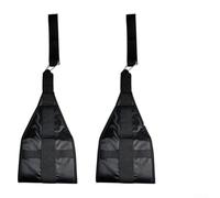 Yhenlovtt Ceinture d'entraînement abdominale pour entraînement musculaire du tronc, capacité de 136 kg avec crochets en acier inoxydable, sangles de suspension réglables pour la maison