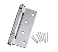 Yhenlovtt Charnière de fermeture automatique avec fonction de maintien à 90 °, résistance de fermeture réglable, construction en acier inoxydable pour portes intérieures, si