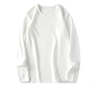 Yhenlovtt Chemise thermique 95 % polyester pour homme, séchage rapide | Isolation chaude, col rond, couverture à manches longues, idéal pour superposer sous les vêtements, essentiel par temps froid