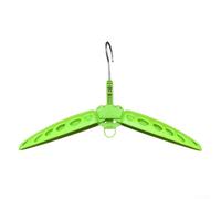 Yhenlovtt Cintre pliable pour combinaison de plongée avec épaules ventilées à séchage rapide, bras larges pour une répartition uniforme du poids, plastique rouille - Design pour le surf (vert)