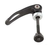 Yhenlovtt Collier de serrage à dégagement rapide, levier de connecteur de selle de vélo en alliage d'aluminium, finition noire mate pour réglage de la hauteur de selle de vélo standard (M5 x 65)