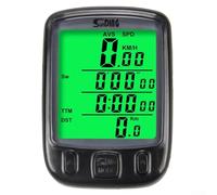 Yhenlovtt Compteur de vitesse et compteur kilométrique filaire avec écran LCD résistant à l'eau 27 fonctions dont suivi de la vitesse, de la distance et des calories