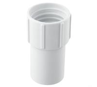 Yhenlovtt Connecteur de tuyau de piscine de 3,8 cm pour tuyau d'aspiration enroulé en spirale pour - Manchette de rechange en PVC blanc pour réparation et entretien du tuyau d'aspiration de piscine