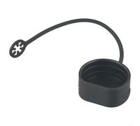 Yhenlovtt Couvercle de port de chargeur de type 2 EV, bouchon anti-poussière en PVC durable pour protection de prise de véhicule électrique, couvercle de protection noir 63 mm x 56 mm