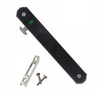 Yhenlovtt Crochet de verrouillage de porte coulissante en alliage de zinc, invisible pour la sécurité de la maison, fermeture intégrée à 90 degrés pour fenêtres et fenêtres coulissantes (beige)