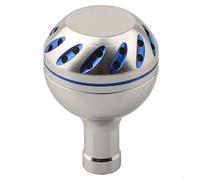 Yhenlovtt Daiwa Power Poignée en acier inoxydable pour roulements à billes 30 mm/35 mm/38 mm Bobine de rechange en alliage d'aluminium (30 mm)