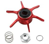 Yhenlovtt DAIWA PR100 PD106 Clé de déchargement pour moulinet de pêche avec système de frein à six étoiles, lot de 4 pièces avec vis hexagonales, ressorts et joints (noir)