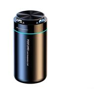 Yhenlovtt Diffuseur d'arômes de voiture pour intérieur de véhicule avec machine de parfum d'aromathérapie rechargeable par USB, intensité de parfum réglable, alliage gris, compatible avec la plupart