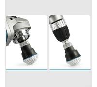 Yhenlovtt Disque de ponçage incurvé souple de 5,1 cm pour béton - Tampon de polissage à sec avec filetage M10 - Meule en résine de 50 mm (lot de 1, options de grain : 50-3000) (tampon de support)