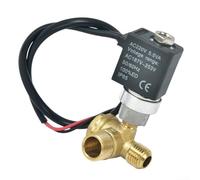 Yhenlovtt Électrovanne de compresseur d'air avec fonction de purge et de contrôle intégrées, design en aluminium moulé sans huile pour un fonctionnement silencieux et efficace en atelier (B)