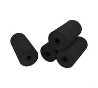 Yhenlovtt Elite Lot de 2 rouleaux d'extension en mousse de rechange pour couvre-jambes pour machines à boucler, pieds en mousse noire et 2225 mm (2070130 mm)
