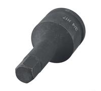 Yhenlovtt Embout de clé à douille hexagonale de 1,9 cm pour clé, ensemble d'adaptateurs de douille pneumatique H12-H32, construction robuste en acier CR-MO avec broche antidérapante (H12)