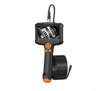 Yhenlovtt Endoscope HD 1080p avec écran LCD couleur de 4,3", étanchéité IP67, inspection flexible avec sonde de 8 mm, options de câble de 1 m/5 m/10 m, batterie rechargeable 2000 mAh (1 mètre)