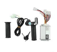 Yhenlovtt Ensemble contrôleur et poignée d'accélérateur pour scooter électrique 24 V-48 V et E-For Bike, compatible avec moteurs brossés de 250 W à 1000 W, construction en acier (36 V 1000 W)