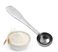 Yhenlovtt Ensemble de cuillères à mesurer en acier inoxydable - 10 ml - Cuillère à café pour thé, sucre, épices, poudre - Passe au lave-vaisselle - Gadget de mesure de cuisine - 12,1 x 3,1 cm - 30 g