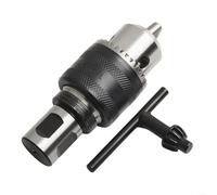 Yhenlovtt Ensemble de mandrins magnétiques avec adaptateur de tige Weldon de 1,9 cm vers cône B16, construction en acier, plage de serrage de 1,5-10/1,5-13/3-16 mm pour perceuses manuelles sans fil (A